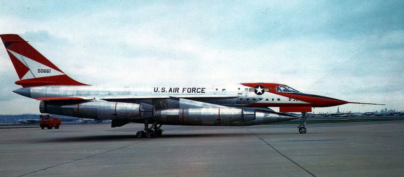 B-58 «Hustler»: Το υπερηχητικό βομβαρδιστικό των ΗΠΑ (βίντεο)